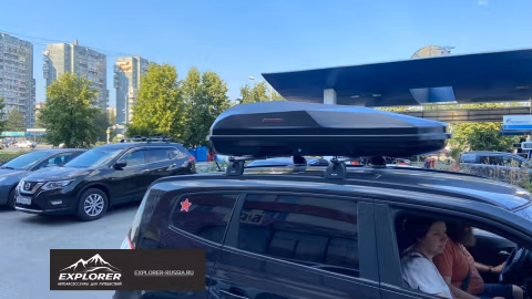 DIAMOND черный, матовый, 440 л. 1820х830х420 мм на Chevrolet Orlando