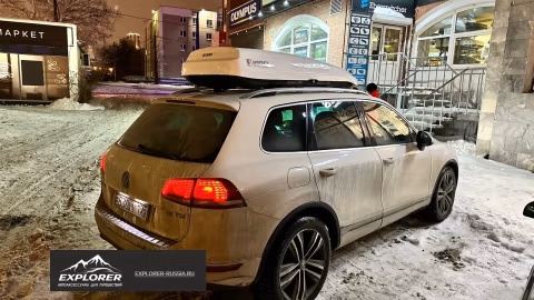 INNO (440л.) New Shadow 16 глянцевый, белый на Volkswagen Touareg