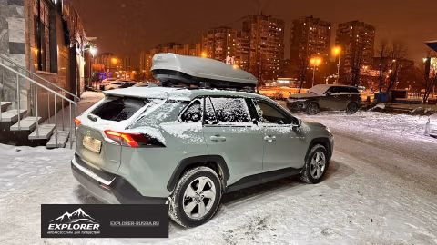 LUX Irbis 175 серый металлик 450L с двустор. откр. (1750х850х400) (Арт. 791026) на Toyota RAV 4